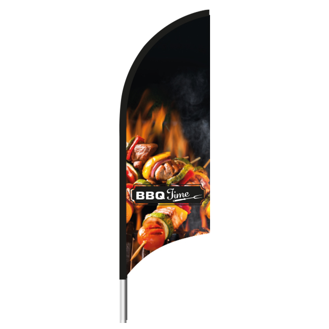 Beachflag “BBQ vuur”