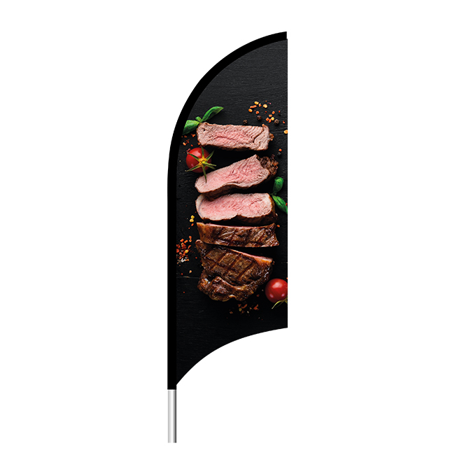 Beachflag “Vlees”