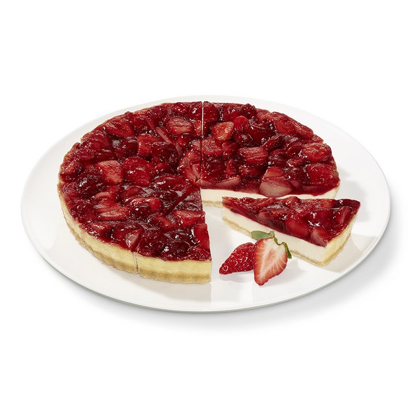 Aardbeien cheesecake Ø 24 cm, 12 punten, 1x1450g