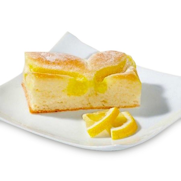 Vegan gebakje citroen 9,5x5x3cm, 72x65g